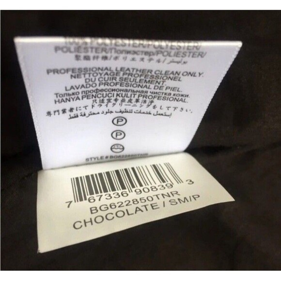 BCBGeneration Chocolate Brown 100% Suede Moto Jacket Sz S Zipper NWOT $389 - Picture 10 of 12